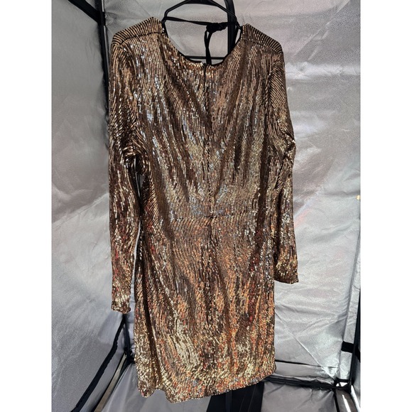 Black Party Dress with Gold Sequin from Miss Ord Sz 4xl - Picture 3 of 4